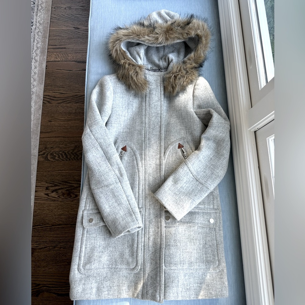 J Crew Stadium Cloth Coat
